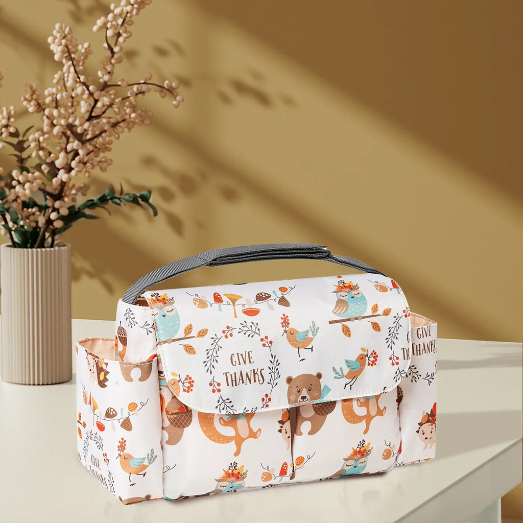 Cartoon Waterproof Baby Stroller Organizer Bag