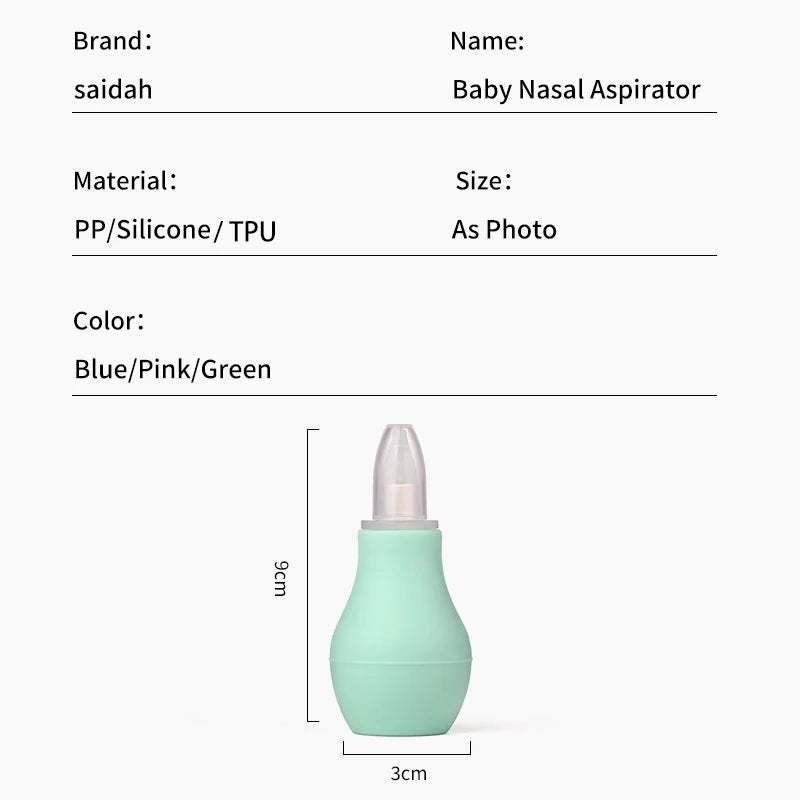 Simple Silicone Baby Nasal Aspirator Cleaner