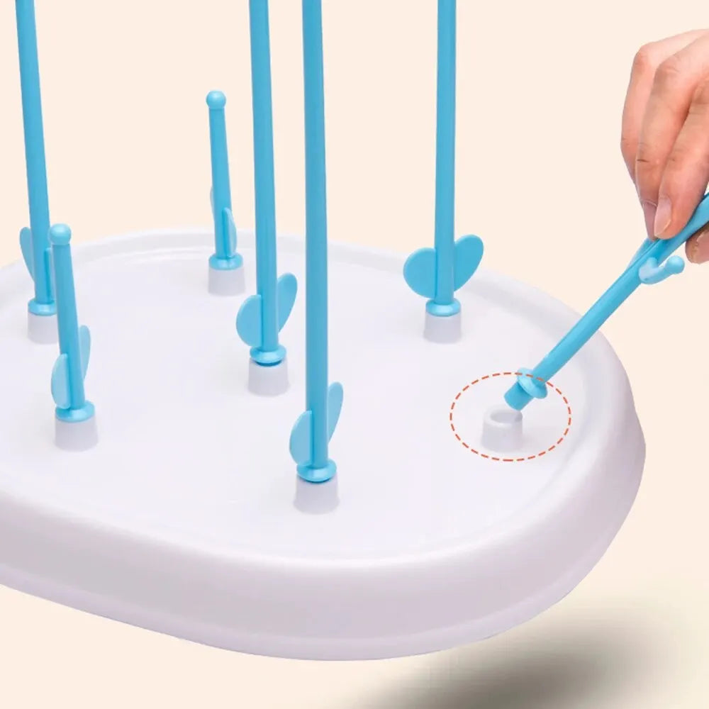 Tree-Shaped Baby Bottle Drying Rack