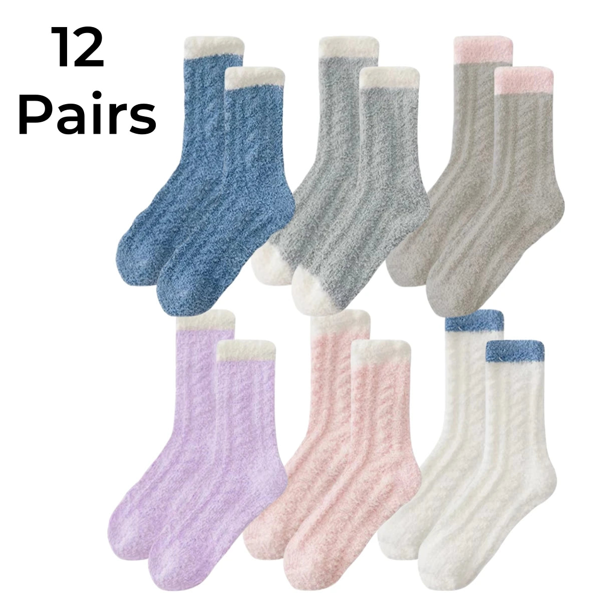 Cozy Fuzzy Winter Socks