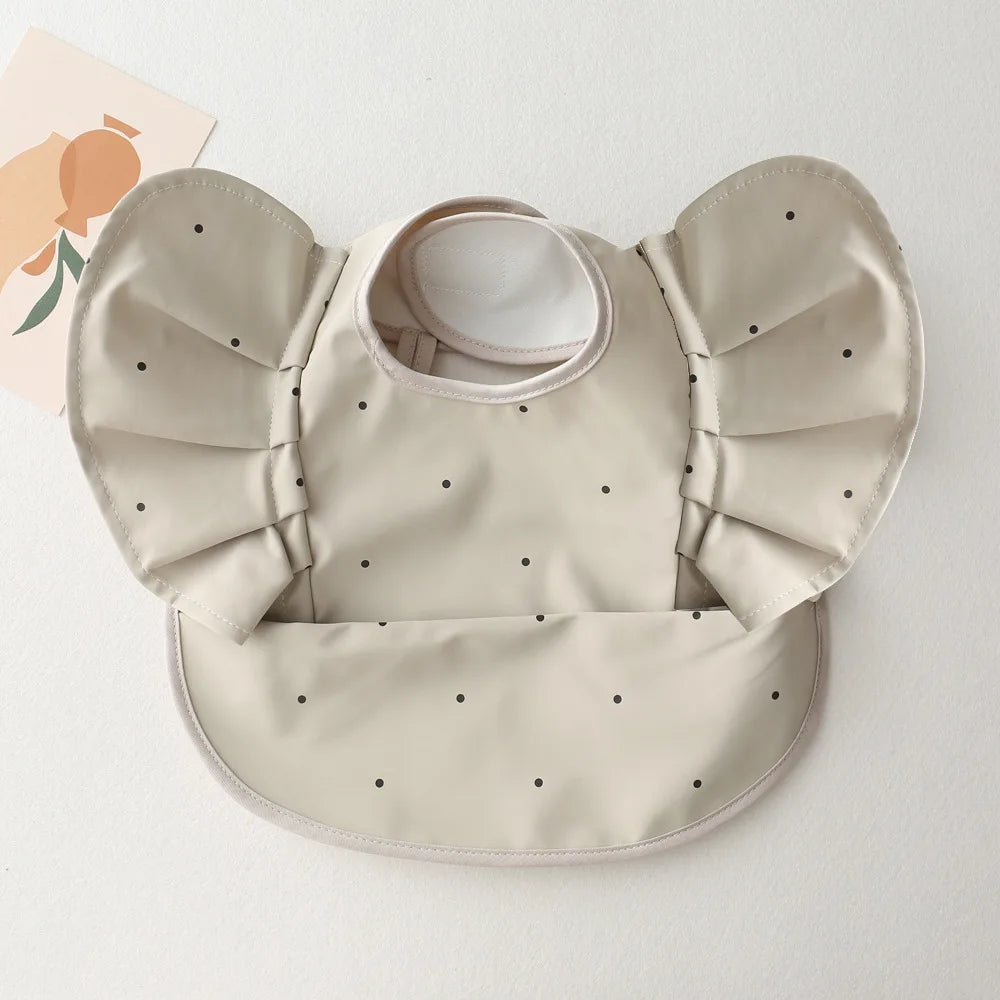 Cute Waterproof Angel Wing Baby Bib – Soft, Stylish & Easy to Clean