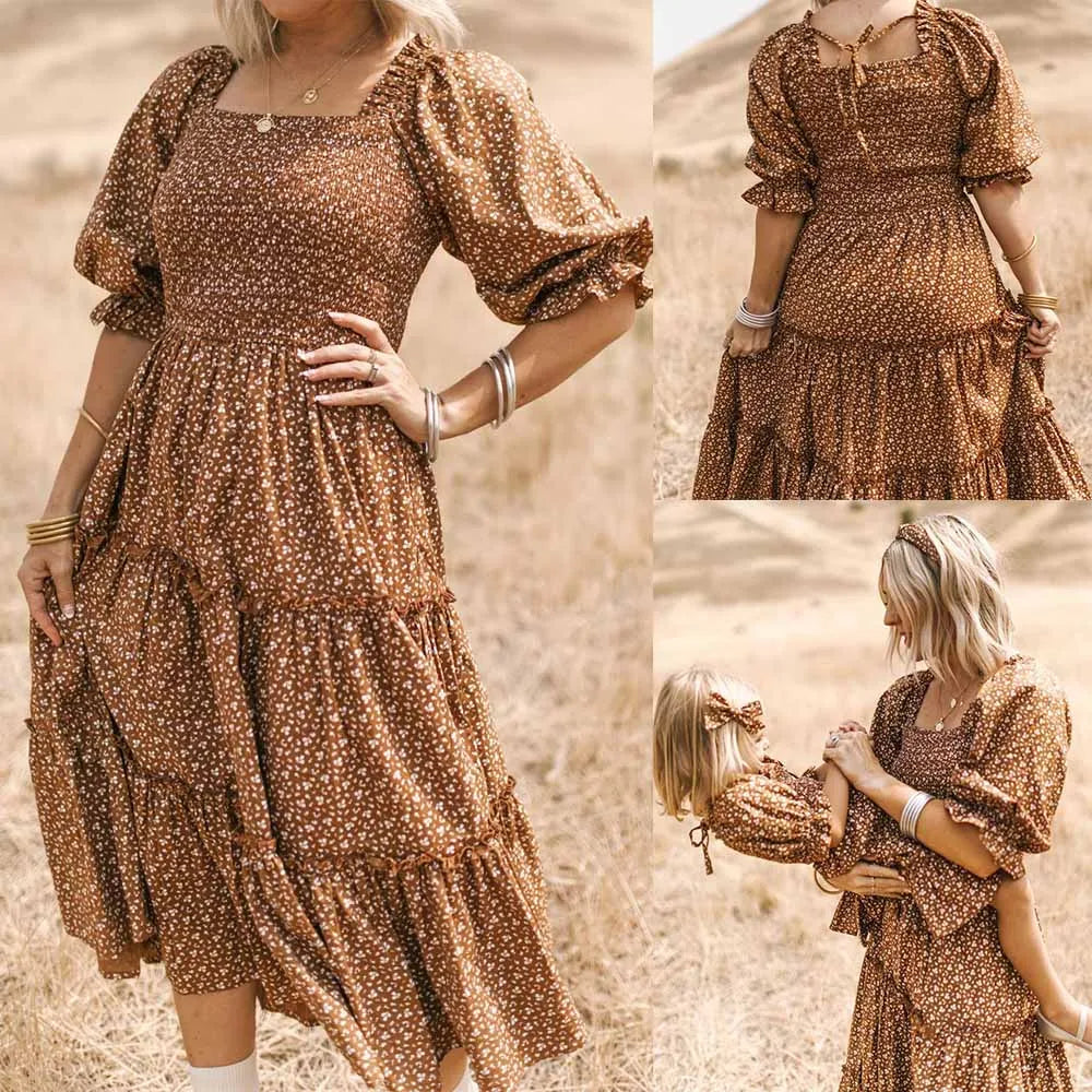 Mommy & Me Matching Family Dresses – Women & Kids Outfit Set
