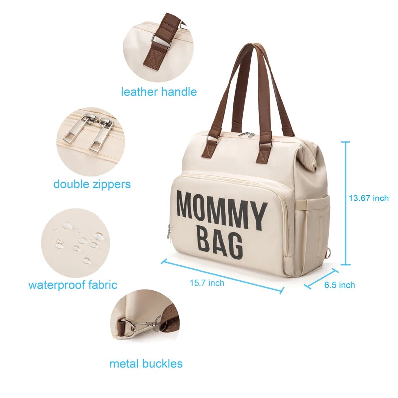 PANGDUBE 3-in-1 Large Capacity Mom  Diaper Backpack