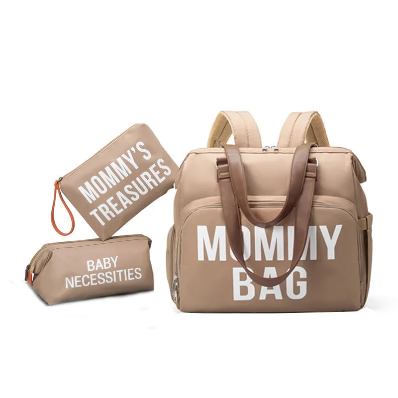 PANGDUBE 3-in-1 Large Capacity Mom  Diaper Backpack