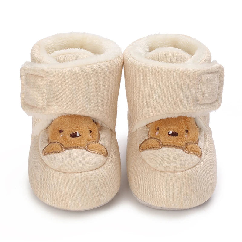 Cute Cartoon Cotton Toddler Shoes