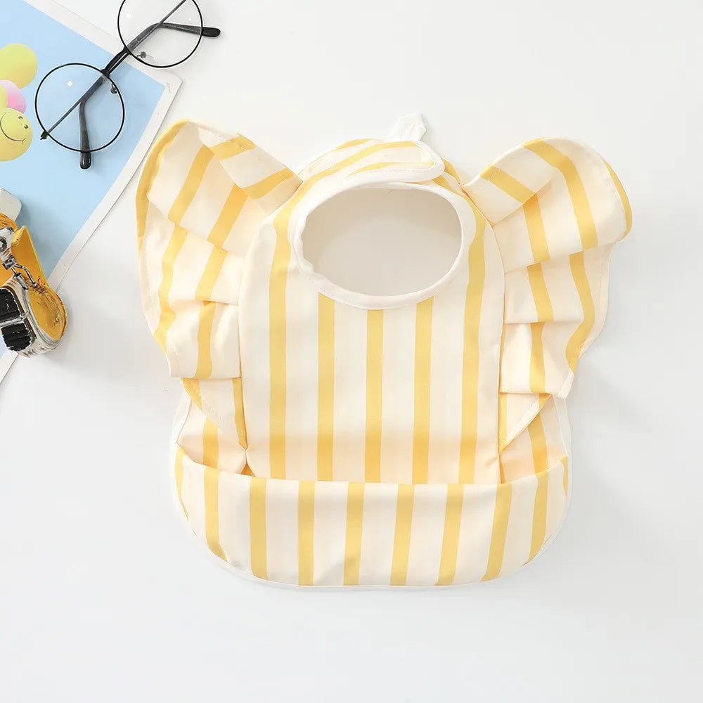 Cute Waterproof Angel Wing Baby Bib – Soft, Stylish & Easy to Clean