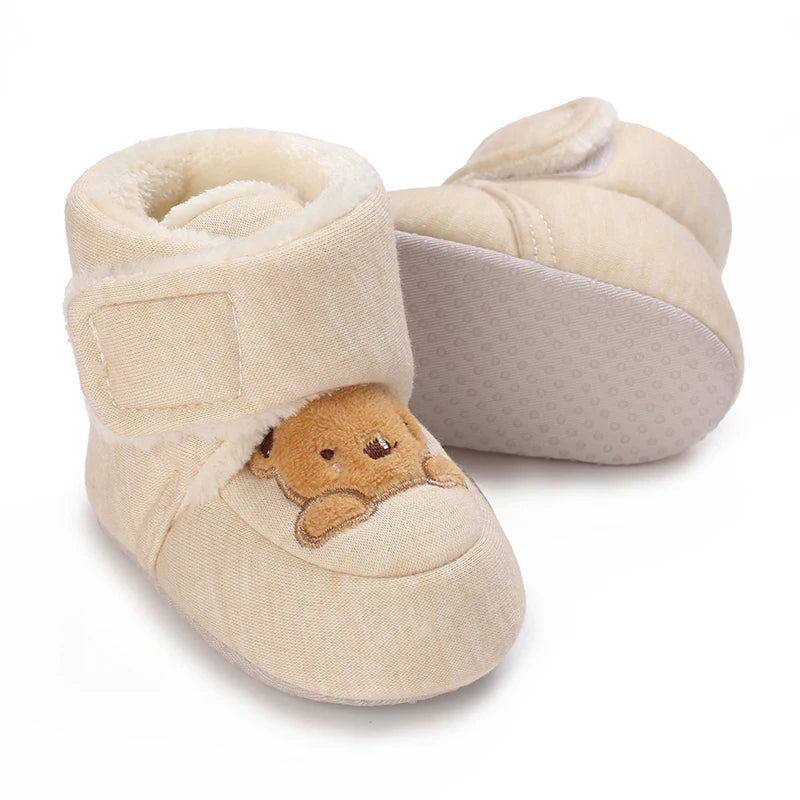 Cute Cartoon Cotton Toddler Shoes