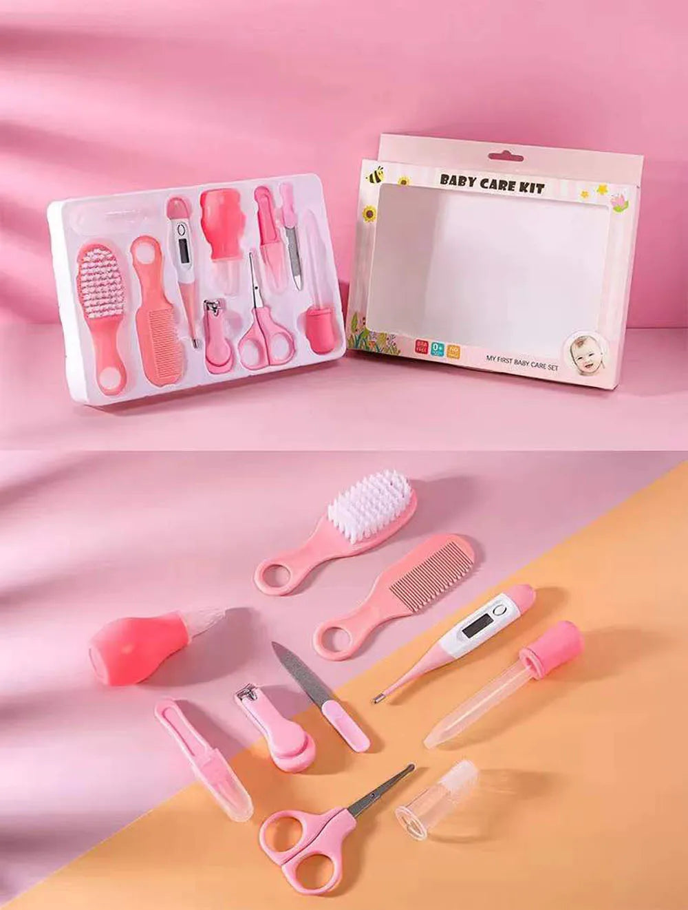 10-Piece Baby Grooming & Health Care Essentials Set
