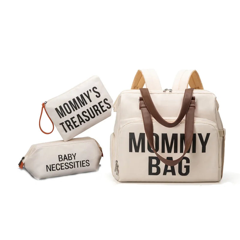 PANGDUBE 3-in-1 Large Capacity Mom  Diaper Backpack