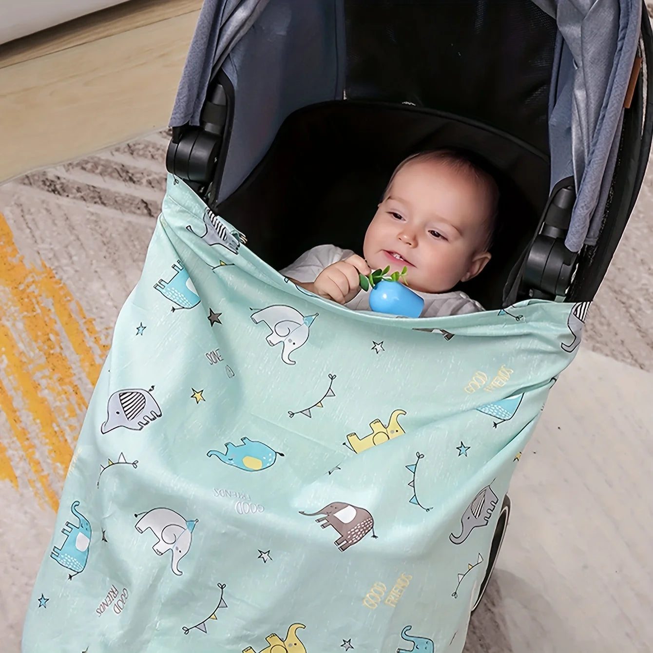 Breathable Nursing Cover & Stroller Scarf