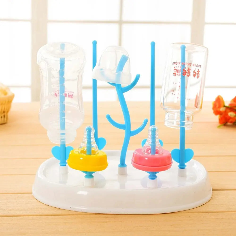 Tree-Shaped Baby Bottle Drying Rack