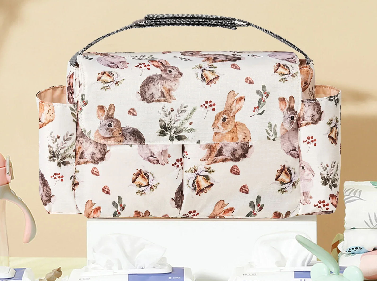 Cartoon Waterproof Baby Stroller Organizer Bag